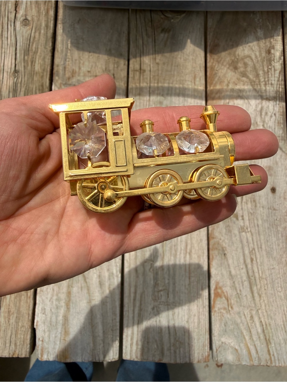 Gold Crystal Decorative Trains - Home Accents - Picture 3 of 5